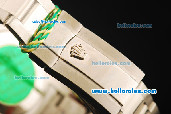 Rolex Milgauss Swiss ETA 2836 Automatic Movement Full Steel with White Dial and White Stick Markers - Click Image to Close